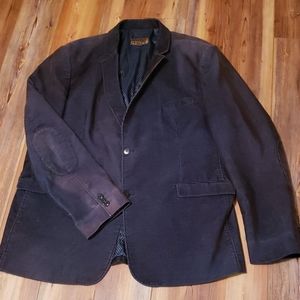 Courderoy navy blazer